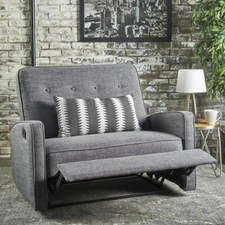 Calliope Tufted Oversized Recliner Chair by Christopher Knight Home picture