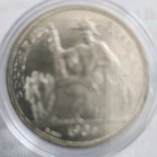 Indochine Francaise Piastre Silver Commerce French 1906 Plastic Cover  Coin picture