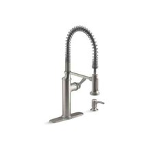 KOHLER Sous Pro-Style PullDown Sprayer 1-Handle Kitchen Faucet Vibrant Stainless picture