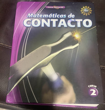 Glencoe McGraw-Hill Matemáticas de CONTACTO Curso 2 Spanish Hardcover Textbook picture