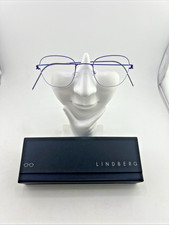 Lindberg Air Titanium HJALMER 46 Designer Eyeglasses Frames 46-22-145B Purple 22 picture