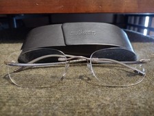 Silhouette 7690 40 60 Clear Gray Rimless Eyeglasses Frames 55-21-155 picture