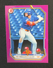 Topps 2025 Bowman Prospects Carson Benge BP-111 Mets Purple Parallel /299 picture