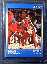 1990 Star Basketball Detroit Pistons DENNIS RODMAN #10 picture