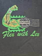 Vintage Lex Luger Wrestling WCW XL T-Shirt FLEX With Lex Wwf Wwe Single Stitch  picture