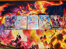 Pokemon TCG 5-Card Lot Lillies Clefairy Toxtricity VMAX Irida Full Art Holo picture