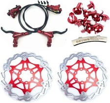 Zoom Hydraulic Disc Brake Mountain Bike MTB Front & Rear Set Floating Disc 160mm picture