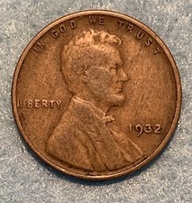 1932 P Lincoln Wheat Cent G-VG X-239 picture
