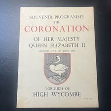 The Coronation of Queen Elizabeth II 1953 Official Souvenir Programme King picture