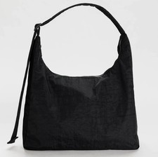 Baggu Large Nylon Shoulder Bag, 6 colors, Black Cocoa  Mahogany Leopard or Pink picture