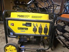Champion Portable Power Generator 7500W Max/6000W Rated CO Shield Auto-Shutoff picture