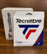 Tecnifibre X-One Biphase set, 1.24mm 17g, Red, NEW, Authorized Dealer picture