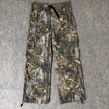 Stussy Real Tree Camo Cargo Pants Men’s Medium Belted Nylon  picture