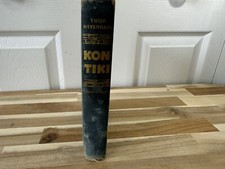 ✅Kon Tiki ✅Across the Pacific by Raft ✅Thor Heyerdahl ✅Hardcover ✅1950 ✅Rand Mc picture