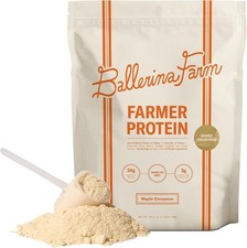 Ballerina Farm Farmer Protein Maple Cinnamon 26.8 oz Bag Bovine Colostrum 6/2028 picture