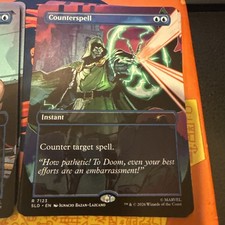 Counterspell 7123 Secret Lair Drop Series doctor Doom Counterspell Bonus Card picture
