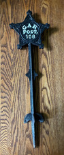 Antique Cast Iron GAR Post 108 Grave Marker Civil War Flag Holder picture