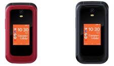 Consumer Cellular Iris Flip Phone 4G (GSM Unlocked) 2 Displays 8GB Voice-To-Text picture