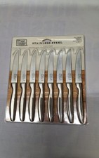 Chicago Cutlery Insignia Steak Stainless Steel Fixed Blade 8pc Knife Set 25C19AH picture