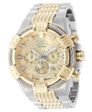 Invicta Bolt Men's Watch - 51mm, Gold, Steel (49902) picture