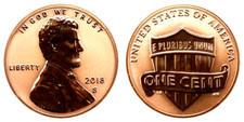 2018 P D S S Lincoln Shield From US Mint Proof Sets & P D Bank Rolls picture