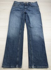 Ariat Legacy M4 Jeans Relaxed Bootcut Stretch Denim Western Cowboy Men 33x32 EUC picture