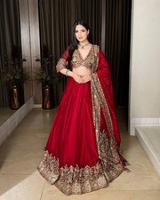 Premium Designer Heavy Chinnon Silk Lehenga Choli With Dupatta For Women picture