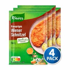 4x Knorr Fix Knuspriges Wiener Schnitzel Mix 90g Each German Seasoning Pack picture