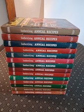 Lot of 14  Vtg SOUTHERN LIVING - ANNUAL RECIPES  Indexes-1983-1996 picture