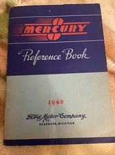 Reference book: 1940 Mercury:  Excellent Condition  picture