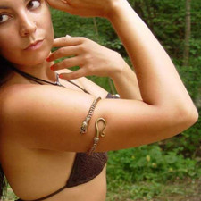 Snake Arm Ring Bronze By Crafty Celts picture