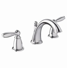 Moen TV6620 Brantford 1.2 GPM Widespread Bathroom Faucet w/ Valve & Drain *Read picture