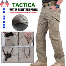 US Tactical Combat Pant Men's Work Cargo Pants Outdoor Hiking Trousers picture