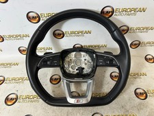 2018-2020 AUDI Q5/SQ5 - 3-Spoke Leather Sport Steering Wheel 80A419091AF picture