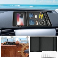 Large Dashboard Tray for Car, 13.4