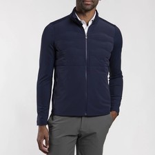 KJUS Mens Regulator Jacket XL Navy Blue Water Repellent Golf Outerwear K00871 picture