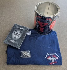Metallica Fan Can Copenhagen 2009 DVD Set New Sealed With Keychain & 2XL T-shirt picture
