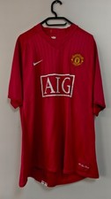 Manchester United Home Shirt 2008 / 09 Official Nike XL Excellent picture