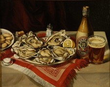William Aiken Walker Oysters at the Charleston Hotel 1879 Still Life picture