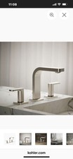 KOHLER K-23484-4K-BN PARALLEL BATHROOM SINK FAUCET 1.0 GPM BRAND NEW SEALED CASE picture