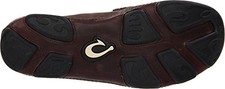 DARK WOOD/JAVA - OLUKAI MOLOA MEN'S PREMIUM LEATHER SHOES, EASY SLIP ON & OFF picture