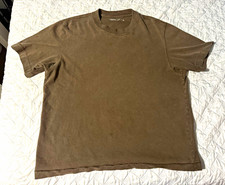 Abercrombie & Fitch Premium Essentials Men's Brown Crew Neck T-Shirt Size S picture