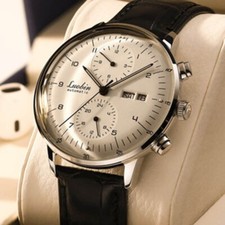 Loubin Mechanical Automatic Men's Watch Stainless Steel 5ATM Sapphire Luminous picture