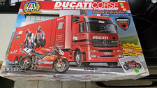 Italeri Ducati Corse Truck Trailer & Motorcycle 1:24 Kit 3815 picture