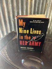 My Nine Lives in the Red Army 1955 Mikhail Soloviev 1st Edition HC DJ Cold War picture
