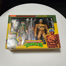 NECA TMNT Crooked Ninja Turtle Gang & Rock Soldier Action Figure Set 2022 picture