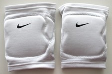 Nike Varsity Knee Pads Adult M/L Volleyball Dri-Fit White/Black picture