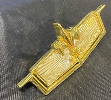 1975 1976 Chevrolet Caprice Classic Gold Fender Emblems NEW Donk PAIR picture