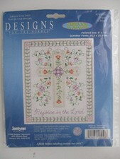 Janlynn Stamped Cross Stitch Kit Rejoice picture