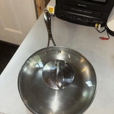 SALE SALE  TUPPERWARE SERIES ll  9.4”/24cm FRY PAN with GLASS COVER New In Box picture